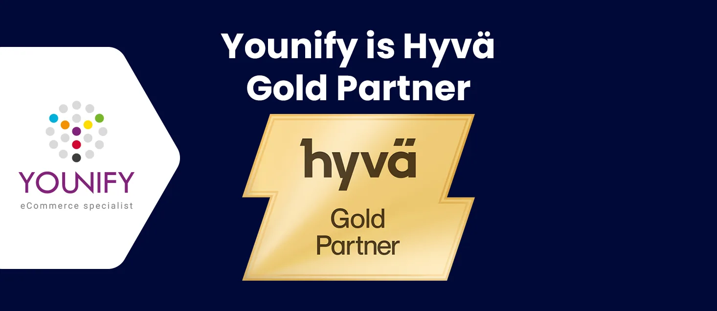 Younify is Hyva Gold Partner Blog Banner