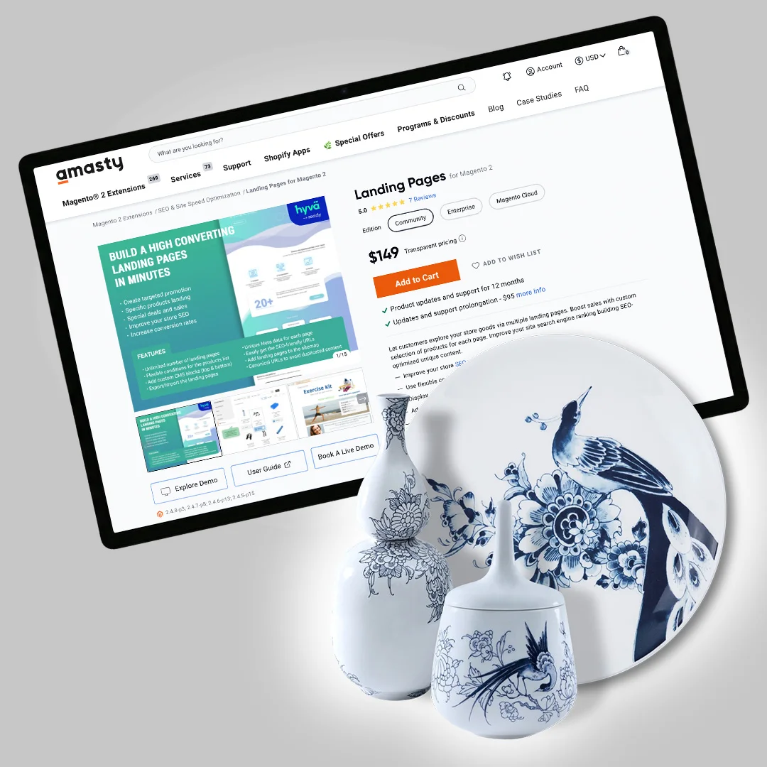 Brands as SEO Opportunities: Brand Landing Pages with Amasty at Servies.nl